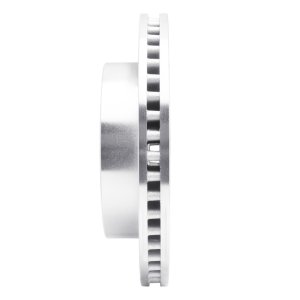 Dodge Ram 1500 Brake Rotor (1) - Front Right - R1 Concepts - Drilled & Slotted - Silver - `00-`02